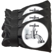Conjunto de 3 capas protetoras para torneiras externas, ideais para proteção contra congelamento no inverno. Perfeitas para torneiras de jardim e