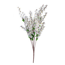 PVC Table Mats Heat Resistant Artificial Cherry Blossom Decor Silk Plum Blossom Stems Wedding Bouquet Decoration Japanese Style Home Decor White