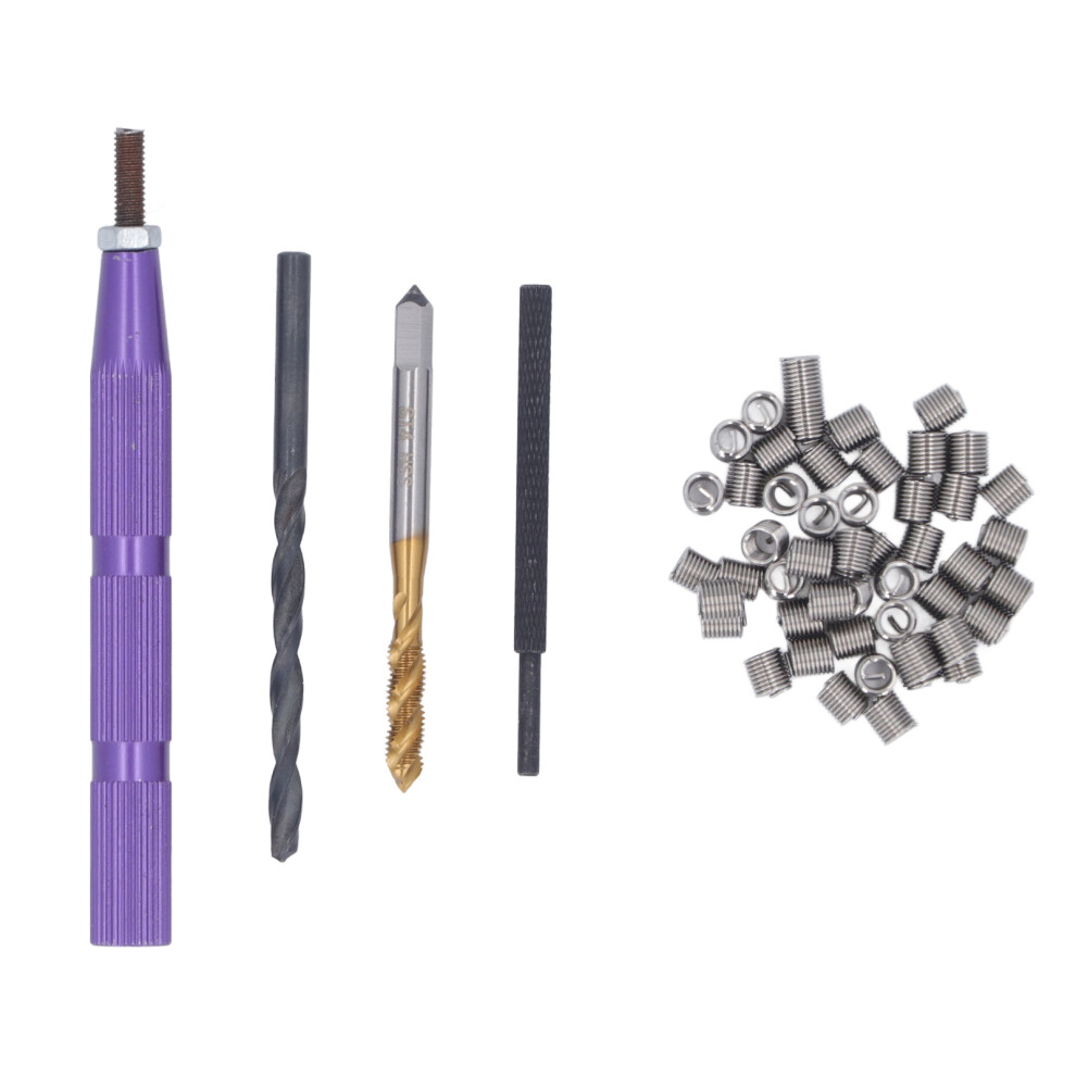 54Pcs Metric Stainless Steel Thread Repair Kit M4 X 0.7 4901387551535