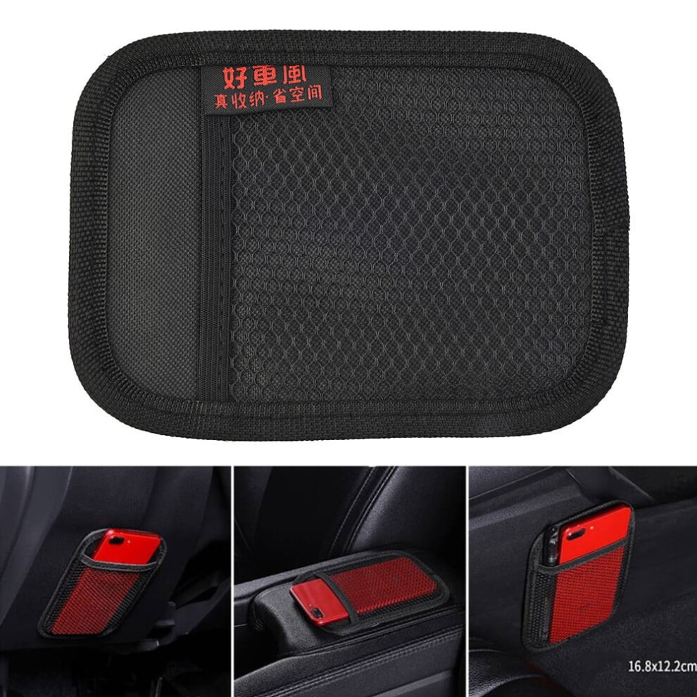 Universal Car Vehicle Stick-Up Mesh Net Storage Bag Phone Holder Organizer Pouch 9496895265883