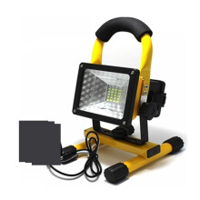 Projecteur LED 30 W étanche, portable et rechargeable, fait ressortir les couleurs naturelles