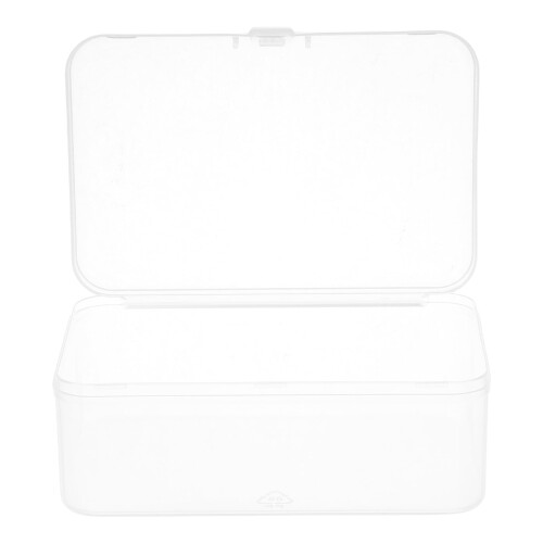 ULTNICE Transparent Small Storage Box Plastic 1Pack 3.5x6x9In