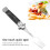 Automatic Spring Camping Fork 304 Stainless Steel Compact Pocket Utensil Black 5