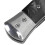 Automatic Spring Camping Fork 304 Stainless Steel Compact Pocket Utensil Black 6