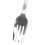 Automatic Spring Camping Fork 304 Stainless Steel Compact Pocket Utensil Black 8