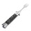 Automatic Spring Camping Fork 304 Stainless Steel Compact Pocket Utensil Black 14