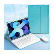 Husă premium cu tastatură și mouse compatibilă cu iPad 9.7 (generația a 5-a/a 6-a) și compatibilă cu iPad Air2 - Protecție și productivitate