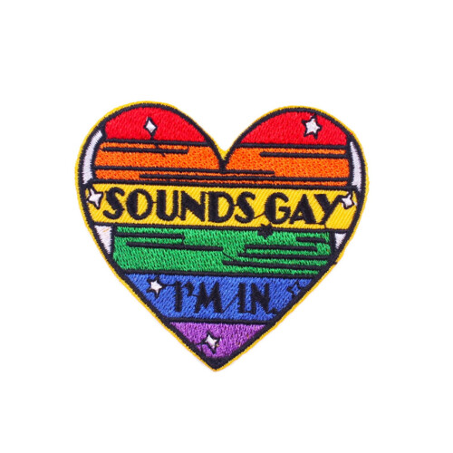 Ysmzzmsy1PCS Rainbow Σιδερένιο ή Ραμμένο Κεντημένο Επίθεμα Ομοφυλοφιλίας