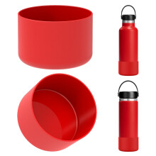 Lot de 2 protections pour bouteille d'eau compatibles avec les gourdes Hydra Flask à large ouverture de 12 oz/14 oz/16 oz/18 oz/20 oz, manchon de
