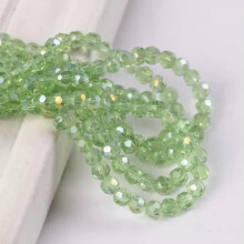 Kristallen glazen bolletjes lichtgroen AB3mm200 stuks
