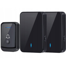 Wireless Doorbell Battery Powered with 2 Receivers
