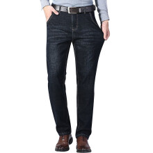 Jeans Fir Jeans Veilbhit Caolfheistithe Faiseanta don Gheimhreadh Allamuigh Jeans Relaxed Fit do Fhir