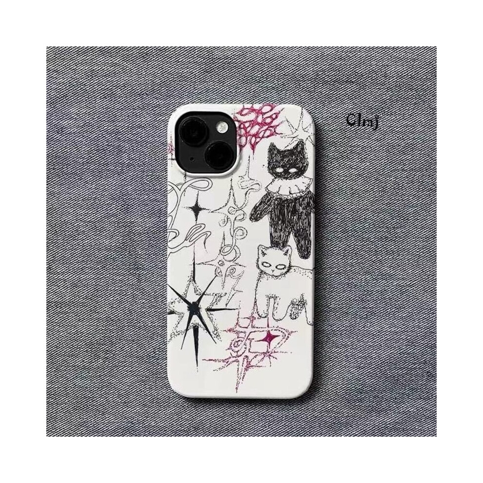 Clmj Cool Cat Silicone Phone Case Compatible With Iphone 13, 12 Mini, 11, 15, 14 Pro, Se, Xr, X, Xs Max, 7, 8 Plus, Y2k 9329345382826