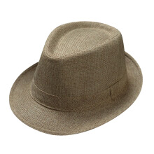 Herrehatter Retro jazzhatt for menn og kvinner Britisk solhatt Reisesolhatt