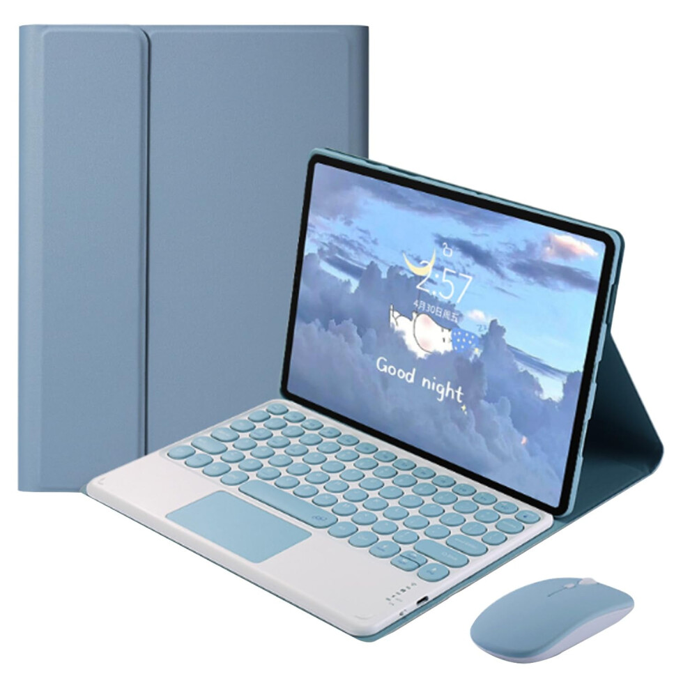 Touchpad Keyboard Case With Mouse Compatible With Xiaomi Redmi Pad Se 11 Inch 2023, Folio Cover Pink 9329345383106