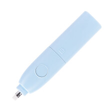 Electric Eraser Light Blue 2 x AAA Battery Pencil