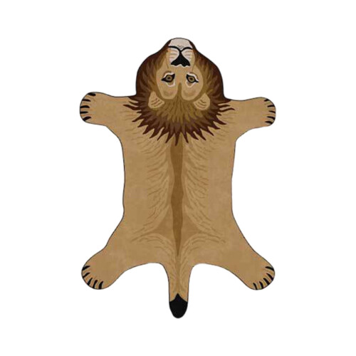 Non-slip throw rug for bedroom dorm 45x75 cm