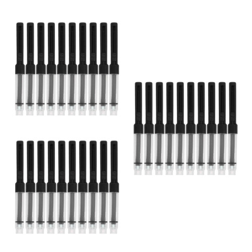 30Pcs Multi Color Plastic Fountain Pen Ink Converter Refillable Tool