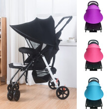 Multi-Way Sunshade Waterproof Canopy Sun Shield Visor Pram Pushchair Stroller Baby