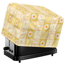 Housse anti-poussière à carreaux Daisy pour grille-pain 4 tranches, protection imperméable et ajustable pour petits appareils électroménagers et