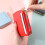 Μίνι θήκη πιστωτικής κάρτας RFID Μικρή θήκη κάρτας με φερμουάρ από δέρμα PU για 2