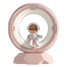 Nočné svetlo Astronaut Space Squishy, teplá LED mesačná lampa, nabíjateľná nočná a stolová lampa do spálne, vianočná dekorácia