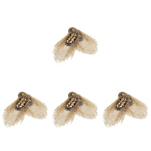 8Pcs Tassel Fringe Epaulets Golden Shoulder Jewelry for Costumes