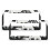Bear & Mountain License Plate Cover Metal Frame 2 Pack 1
