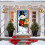 Kerstdeurhoes met elastische rand, 35x72 inch 5