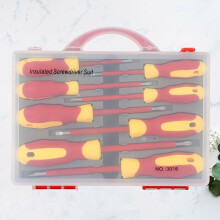 HEMOTON 8 in 1 Insulated Screw Driver Kit Precision Hand Tools for Repairs Made of Chromium Vanadium Alloy Steel Assorted Color