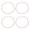 4Pcs Multi Plastic Chain Bag Strap Purse Charm Lanyard Accessories 1