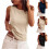 Dames casual top zwart maat L 1