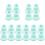 20Pièces Bottines Silicone Chat Anti-Rayures Réglables 1