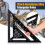 Triangle Ruler Aluminum Alloy Metric and Degree Dual Scale 2