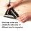 Triangle Ruler Aluminum Alloy Metric and Degree Dual Scale 3