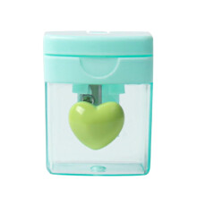 Heart-Shaped Pencil Sharpener for Colored Pencils & Crayons