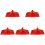 5Pcs Household Broom Replacement Plastic Red Broom Head for Sweeping 1