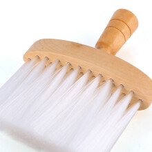 Soft Wood Handle Hair Duster Brush for Barbers and Hairdressers