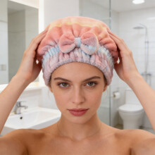 Super Absorbent Wet Hair Towel Fine Fiber Hair Dryer Cap Soft And Fast Drying Household Towel