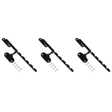 3Sets Baby Window Guard Black Carbon Steel Safety Lock for Home
