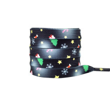 Dpityserensio Christmas Shoelaces 47in Flat Themed Holiday Gift Novelty Sneaker Laces 1 Pair Xmas Gifts