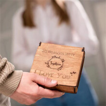 Love Puzzle Wooden Heart Gift for Valentine's Day