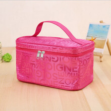 Xoxingysm Home Textile Storage Letter Cosmetic Bag Fashion Square Travel Portable Storage Wash Bag