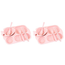 10Pièces Plateau Alimentation Rose En