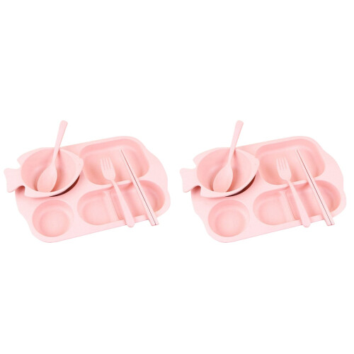 10Pièces Plateau Alimentation Rose En