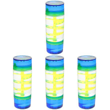 4Pièces Timer Liquide Huile Coloré Relaxation Décor Table