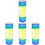 4Pièces Timer Liquide Huile Coloré Relaxation Décor Table 1