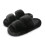 Dame hjemmesko i memory foam, sort, størrelse 6,5-8 1
