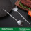 Cuillère à café en acier inoxydable à long manche (1 pièce) 6