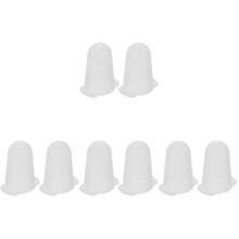 8Pièces Housses En Silicone Pour Embouts De Blancs